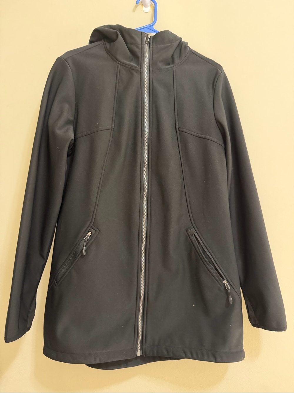Swiss Tech Black Outerwear with Red Cross Logo